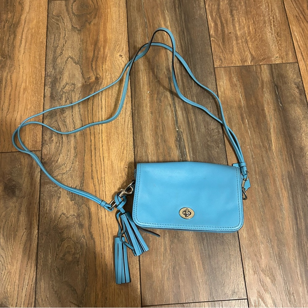 Turquoise Coach Bag